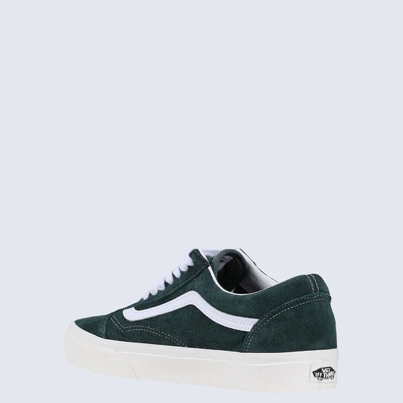 NIB Vans Pig Suede Old Skool (Jungle Green/True White) VN0A5JMI94T1 US Mens 12 - Picture 4 of 6